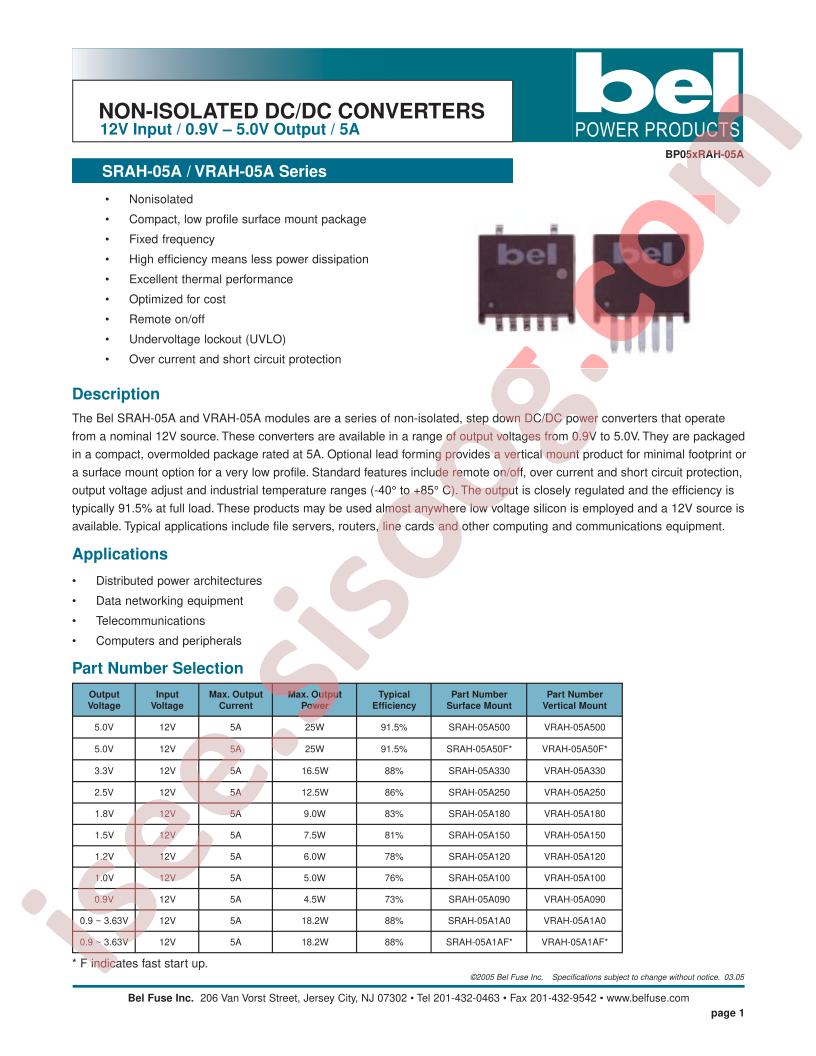 SRAH-05A120