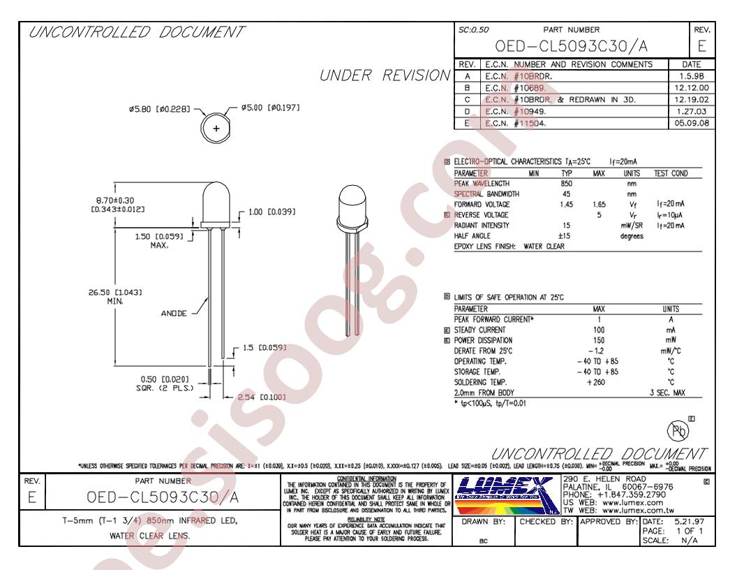 OED-CL5093C30+A