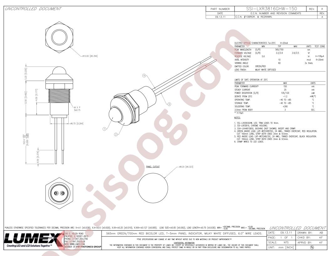 SSI-LXR3816GHW-150