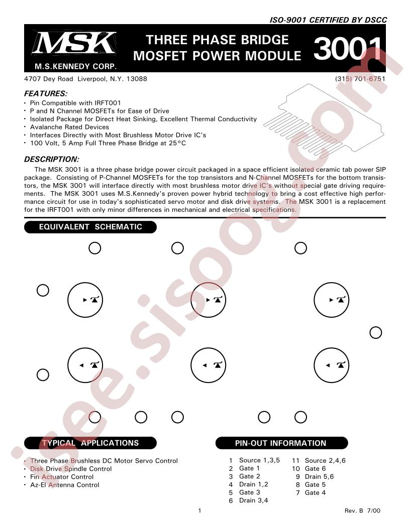MSK3001