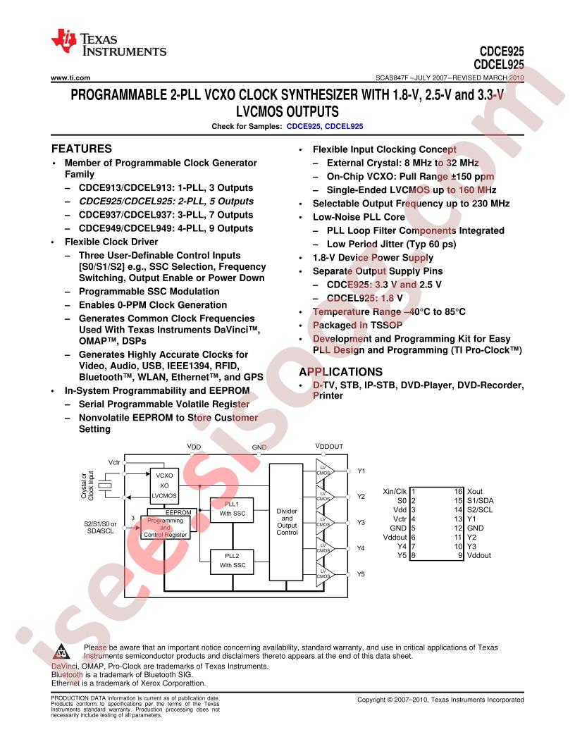 CDCEL925PWG4