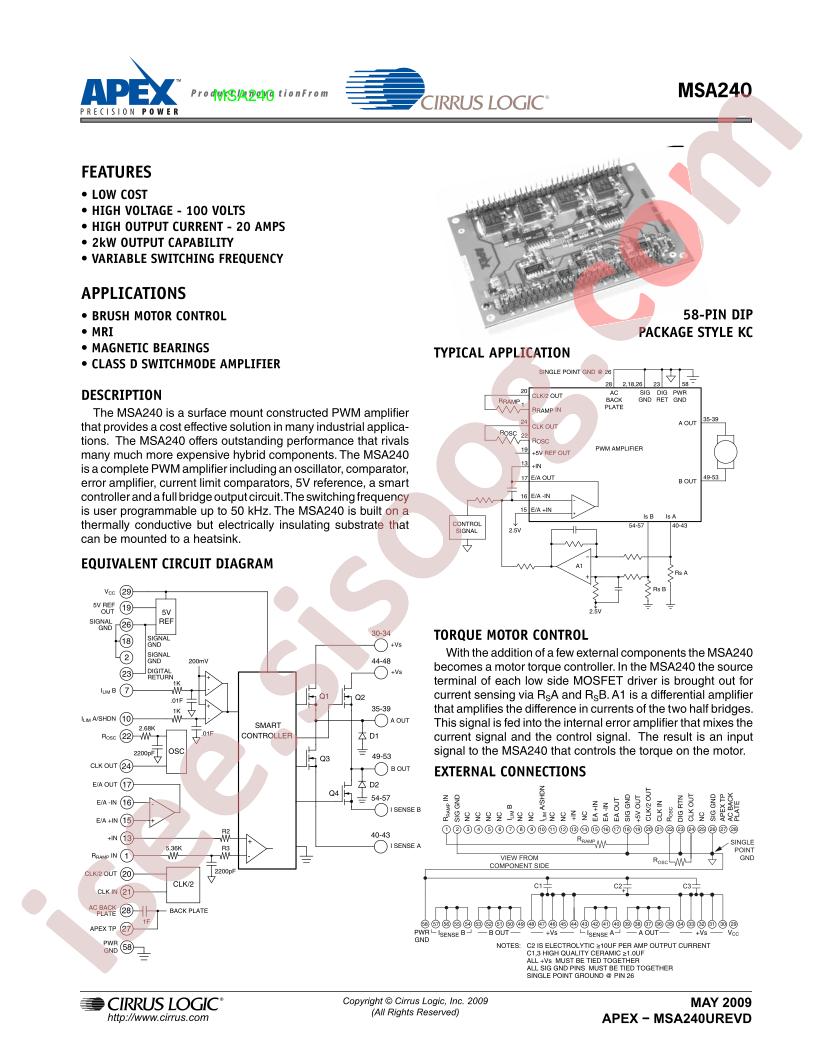 MSA240
