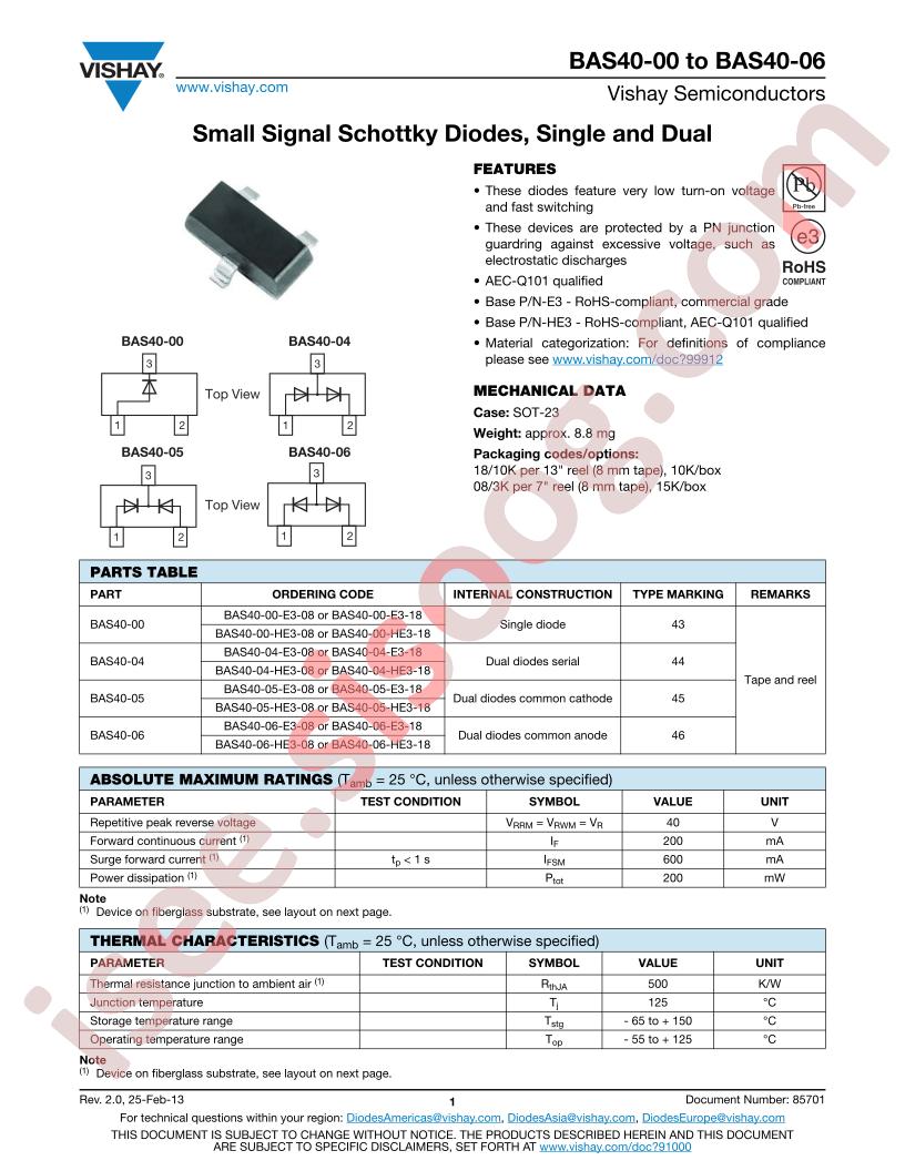 BAS40-00-E3-08