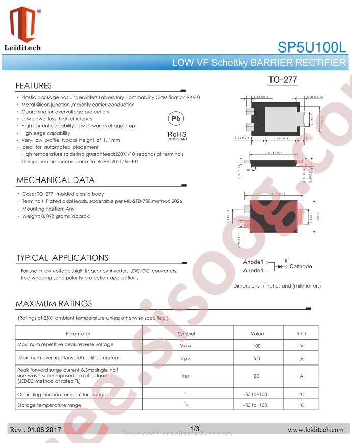SP5U100L