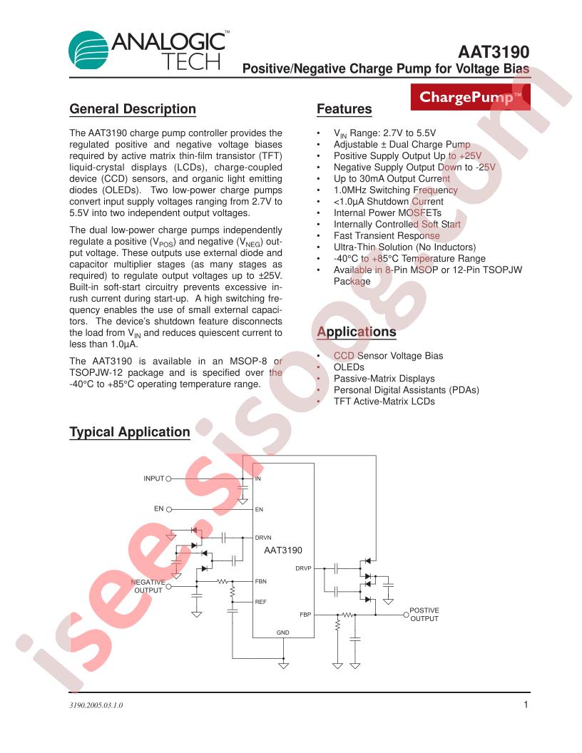 AAT3190ITP-1-T1