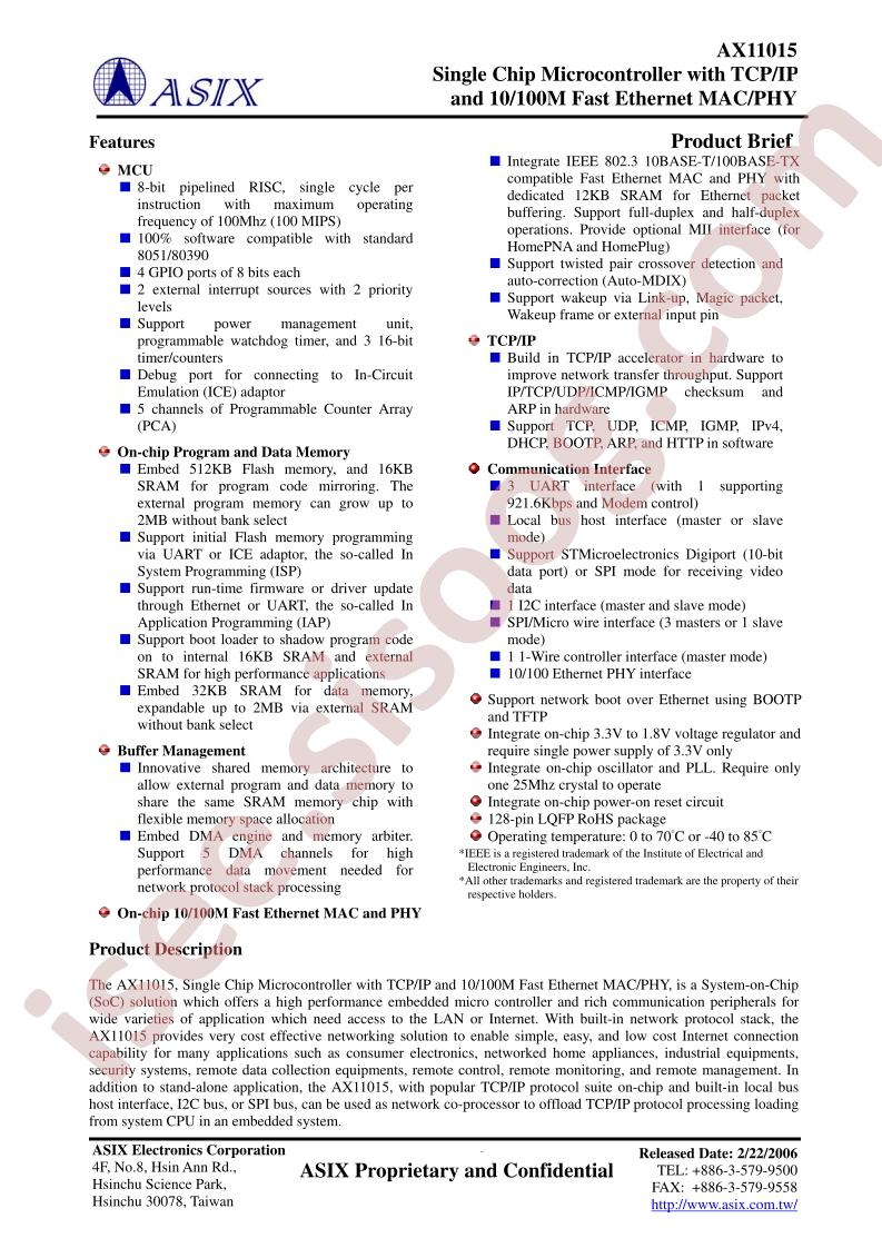 AX11015