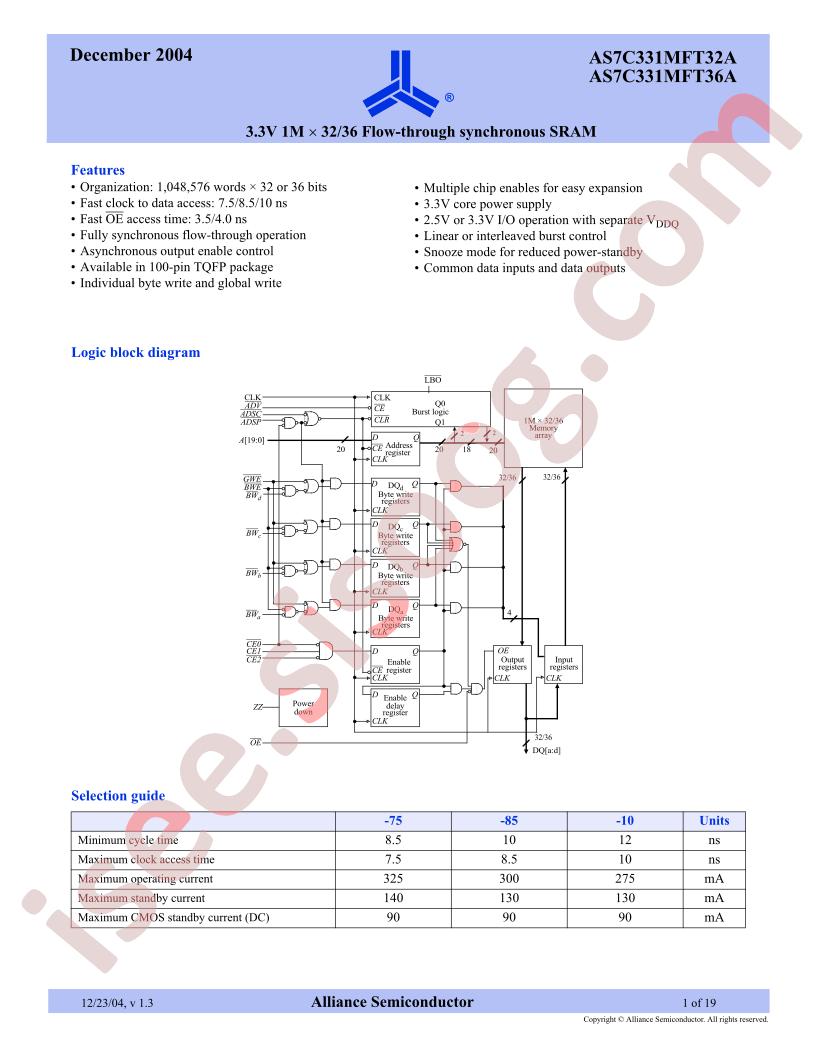 AS7C331MFT32A