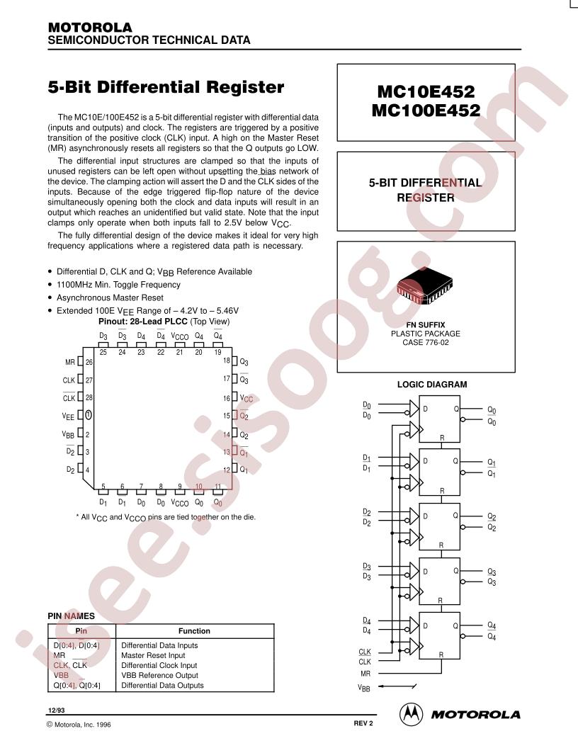 MC10E452