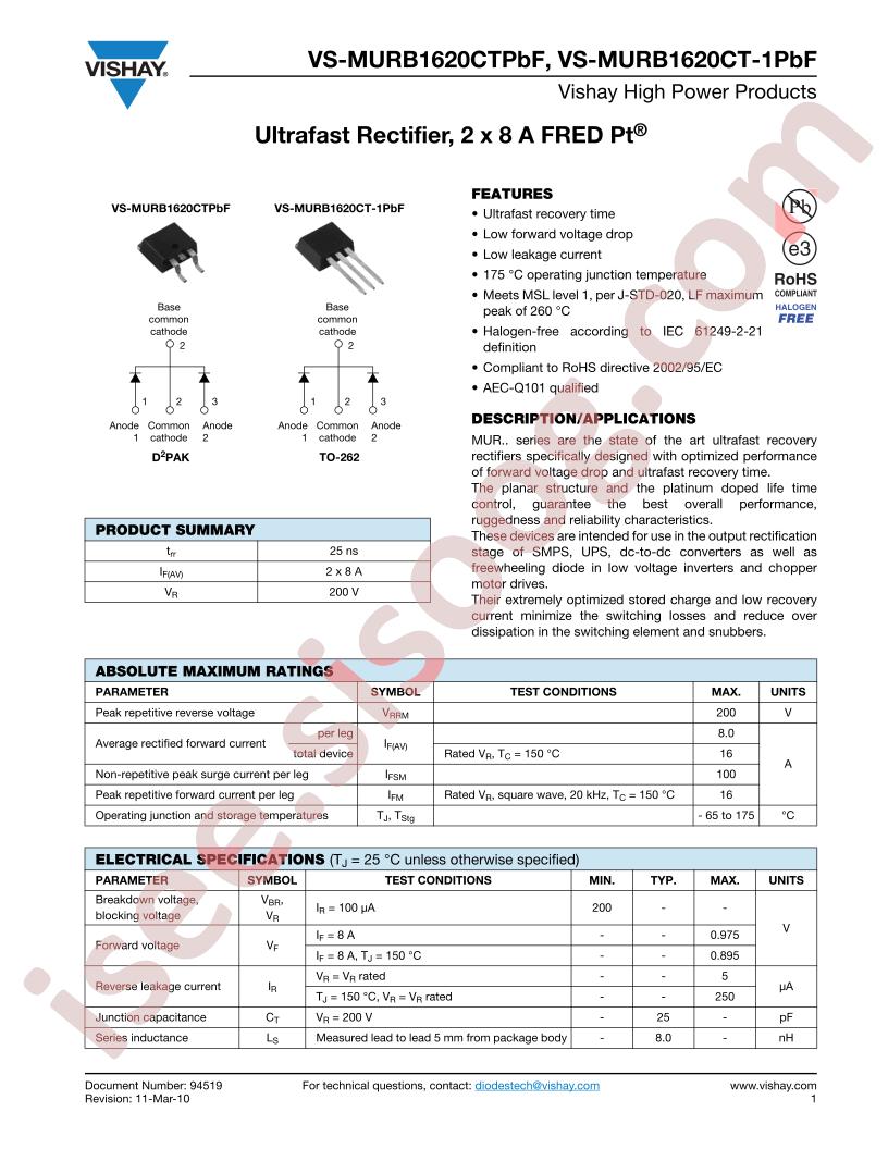 MURB1620CTPBF
