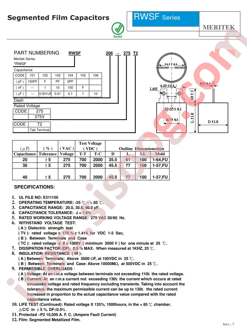 RWSF101-275T2