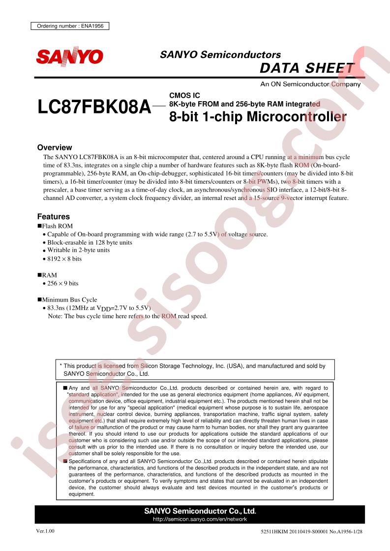 LC87FBK08A