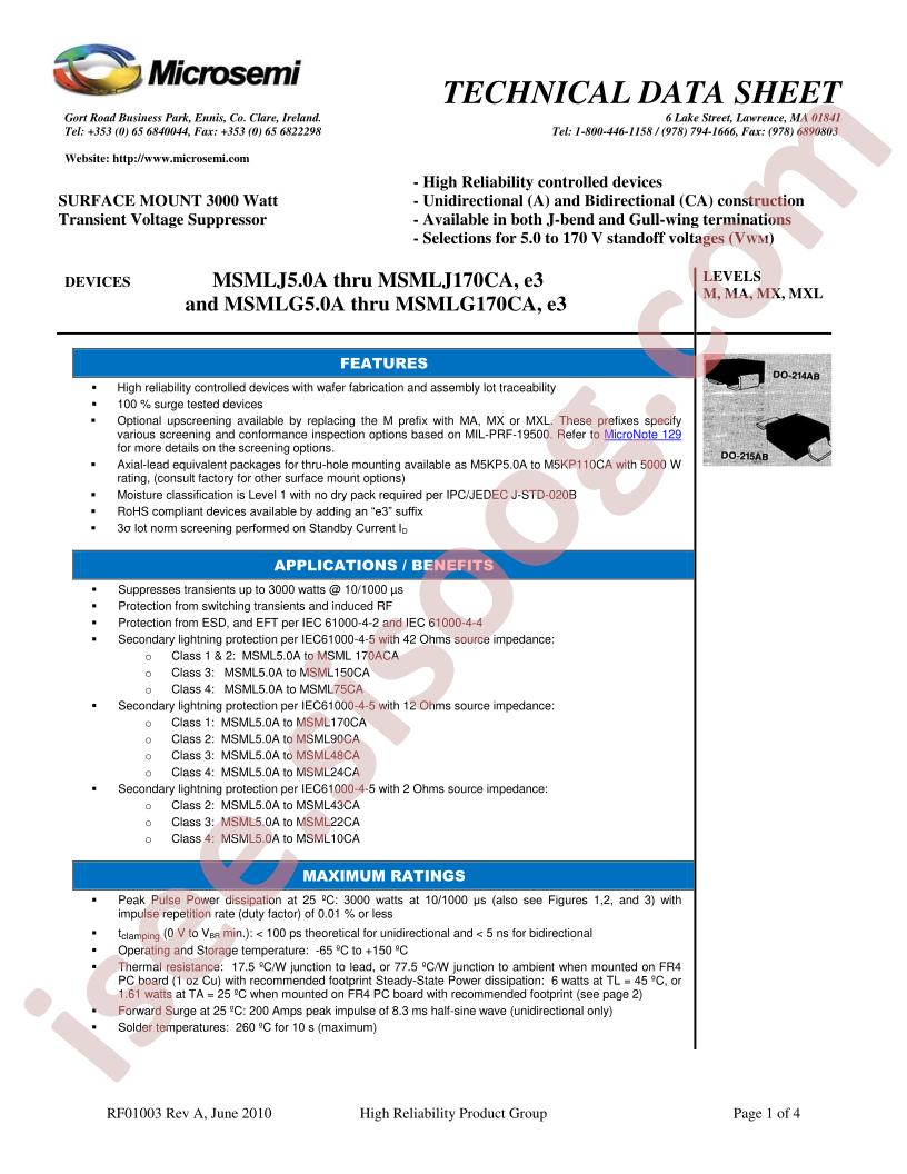 MSMLG70A