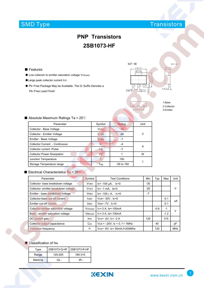 2SB1073-R-HF