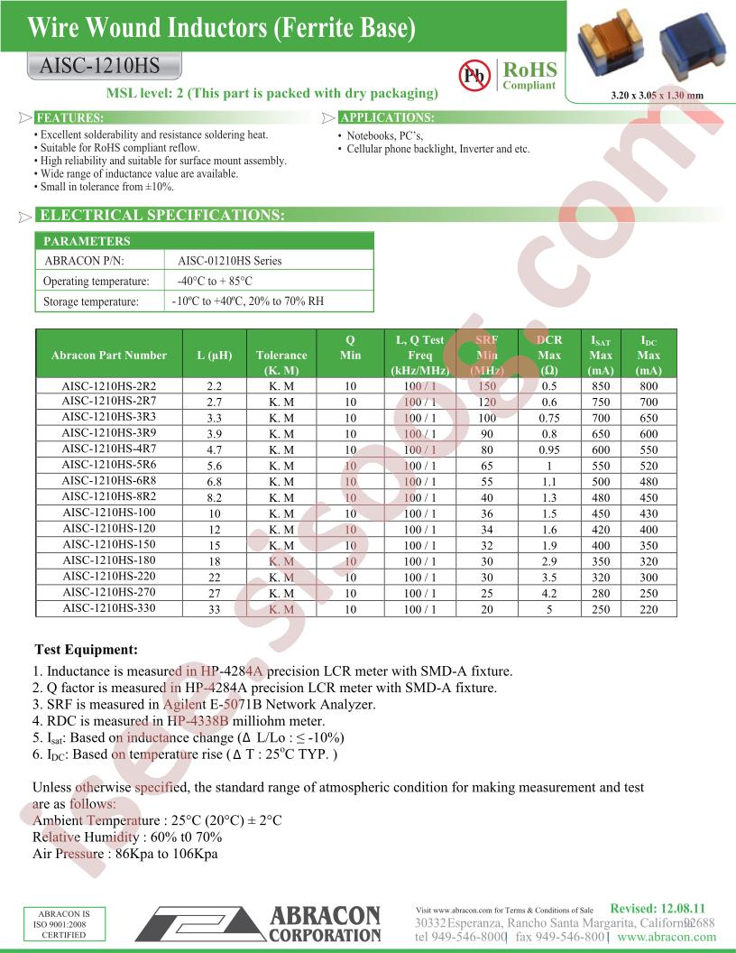 AISC-1210HS-180