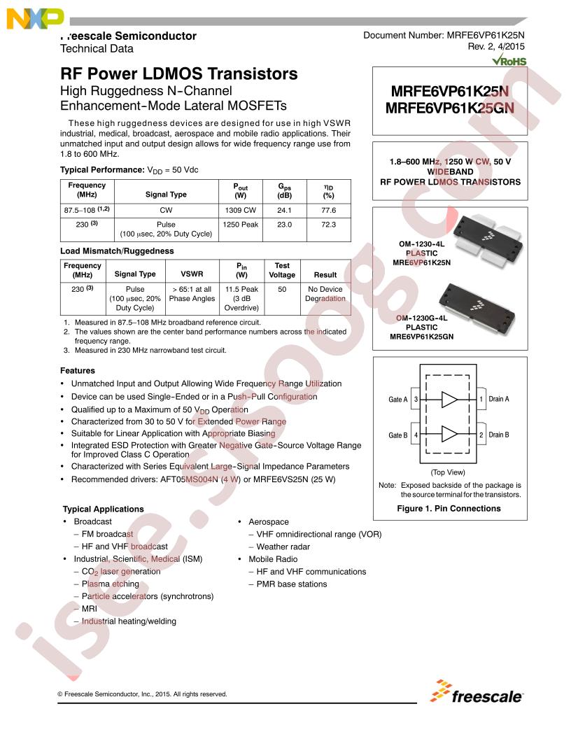 MRFE6VP61K25N