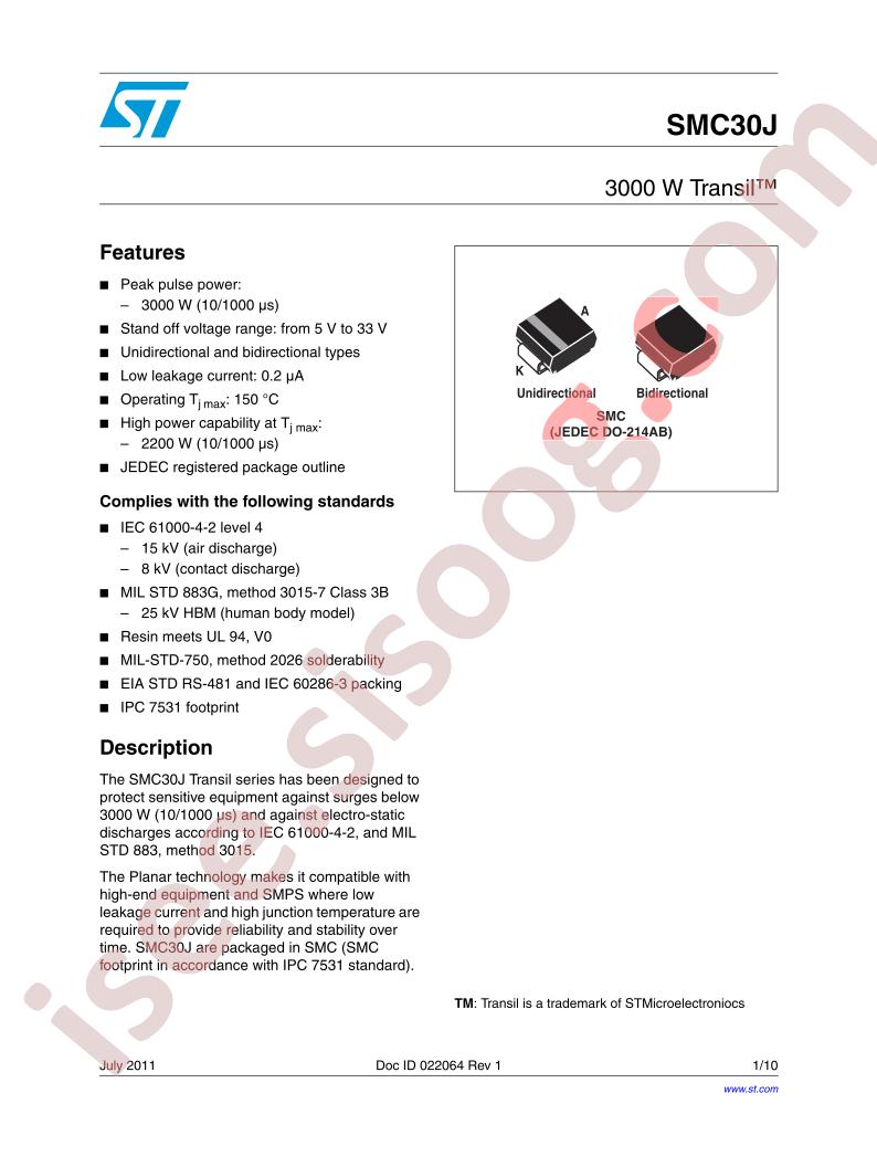 SMC30J20A