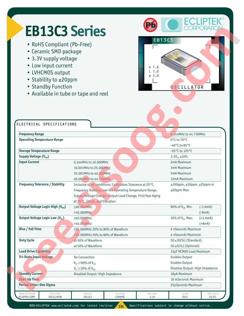 EB13C3C1H-40000MTR