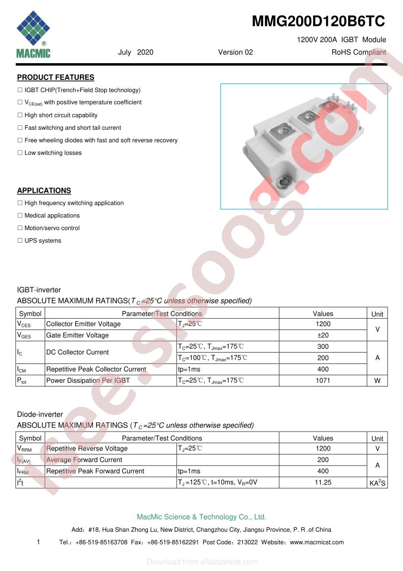 MMG200D120B6TC