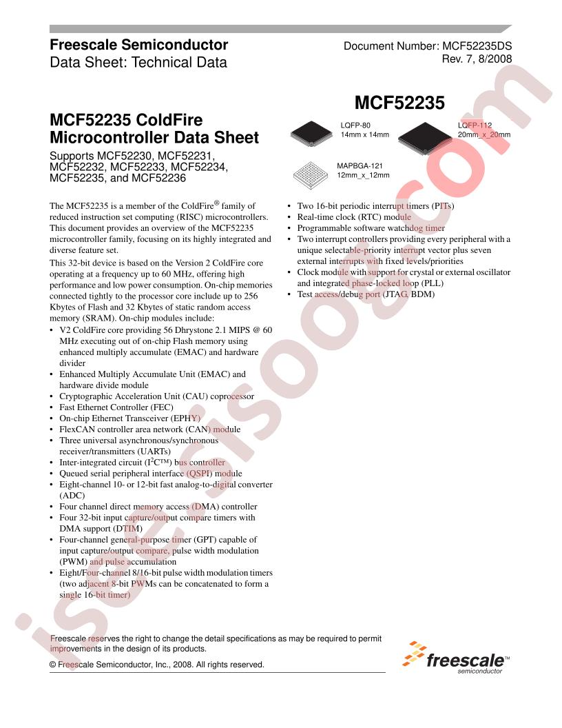 MCF52235DS