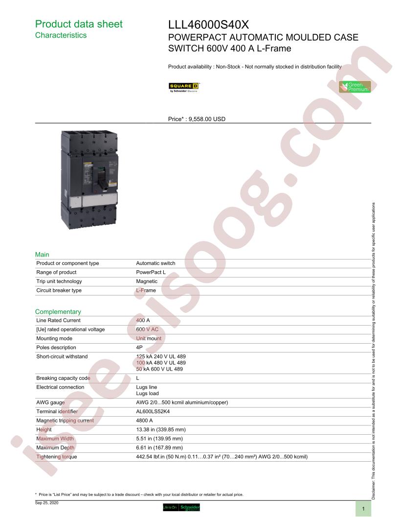 LLL46000S40X