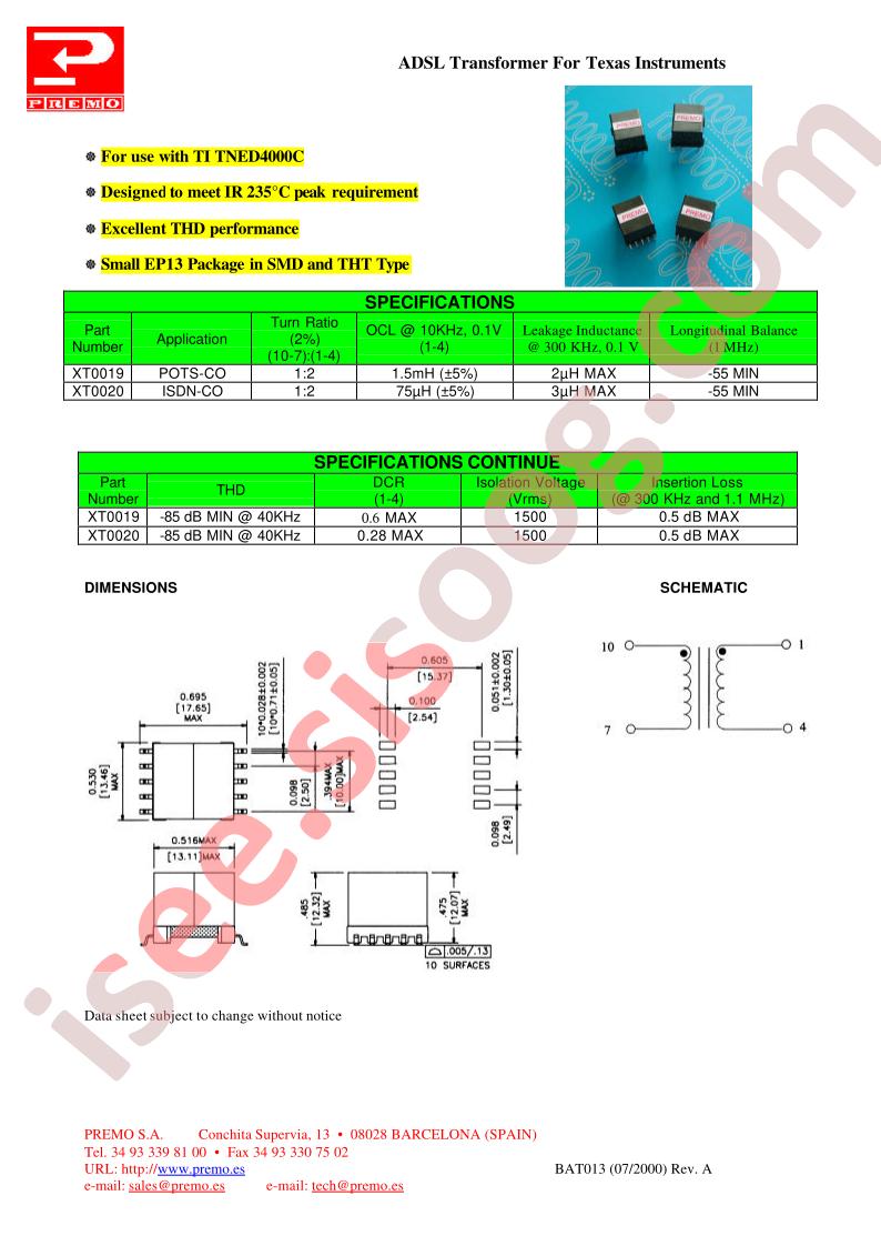XT0019
