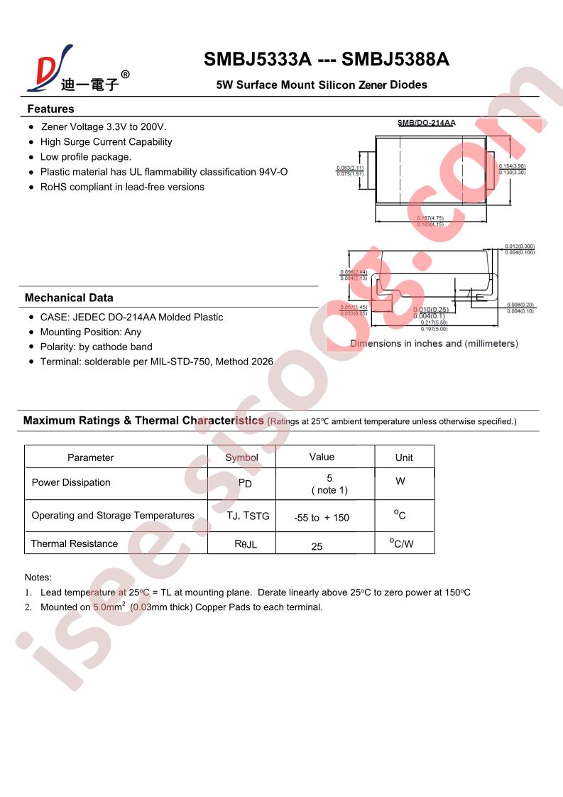 SMBJ5338A