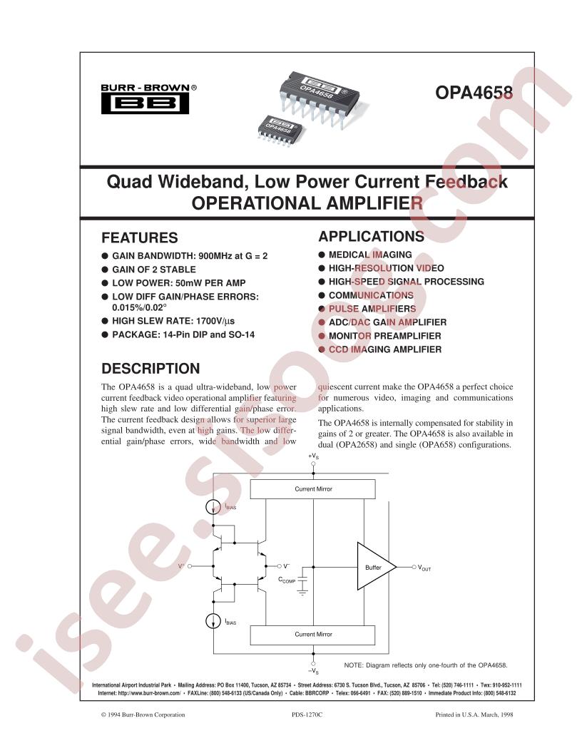 OPA4658UB