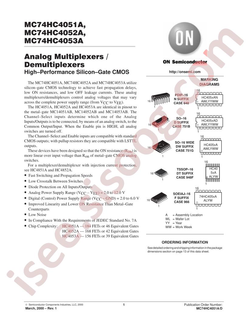 MC74HC4051AD