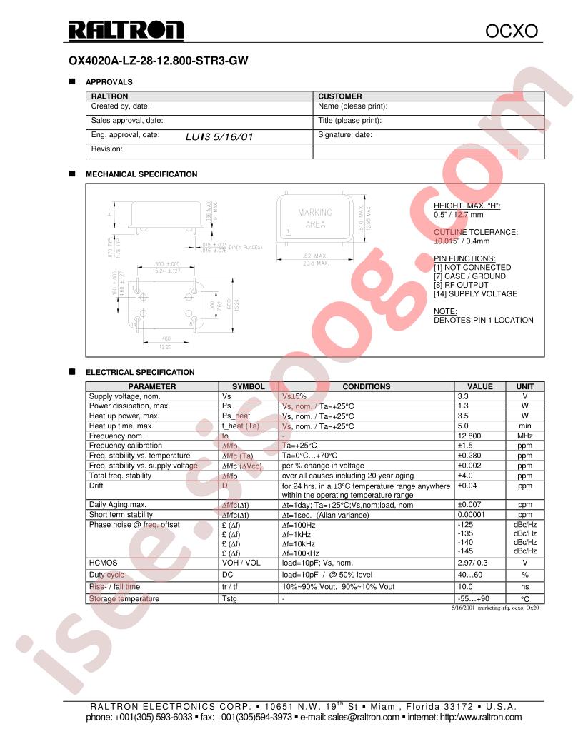 OX4020A-LZ-28-12.800-STR3