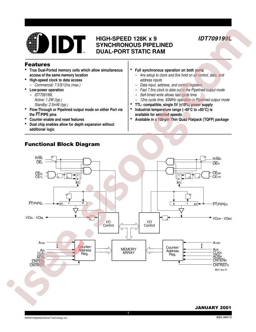 IDT709199L12PFI