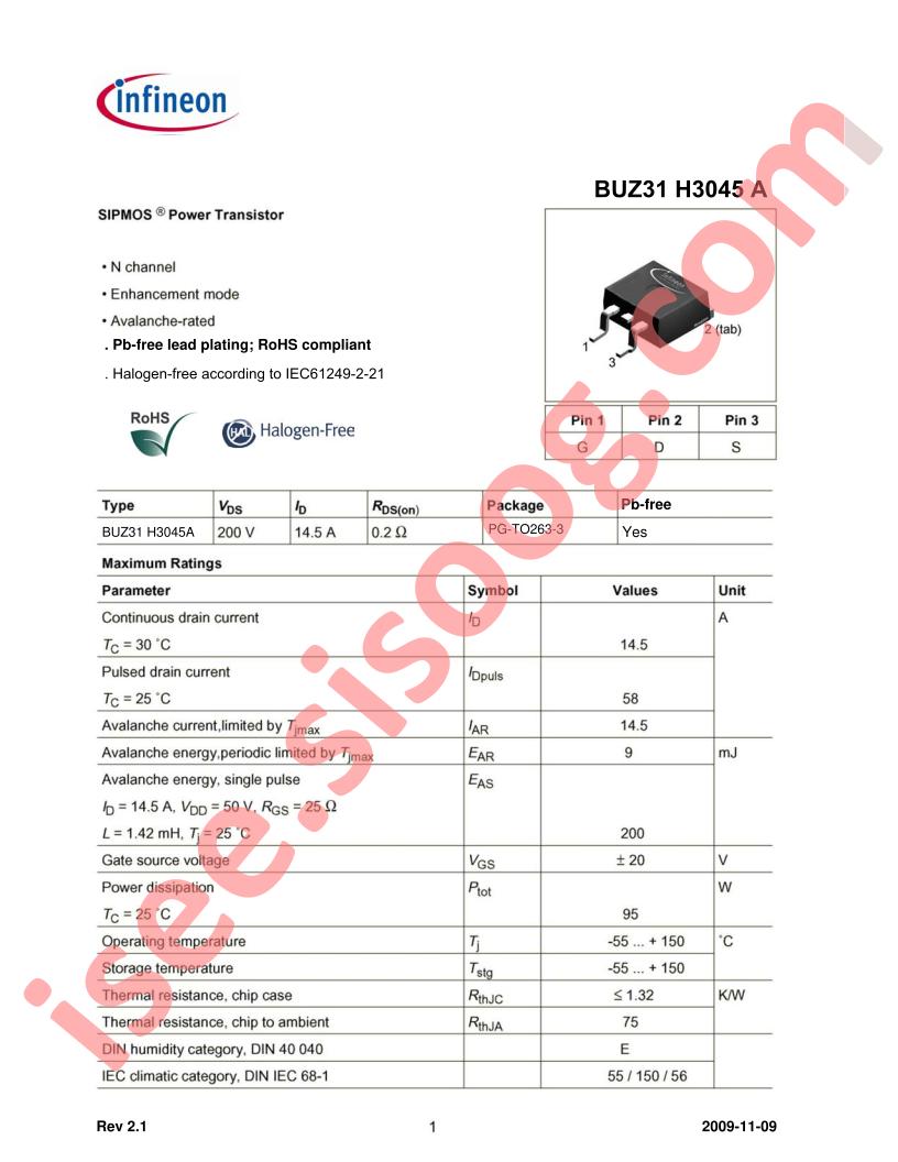 BUZ31H3045A