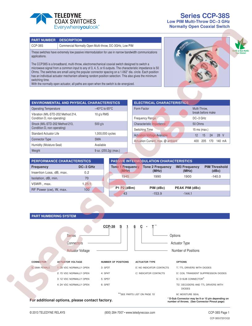 CCP-38SX30-TDMS