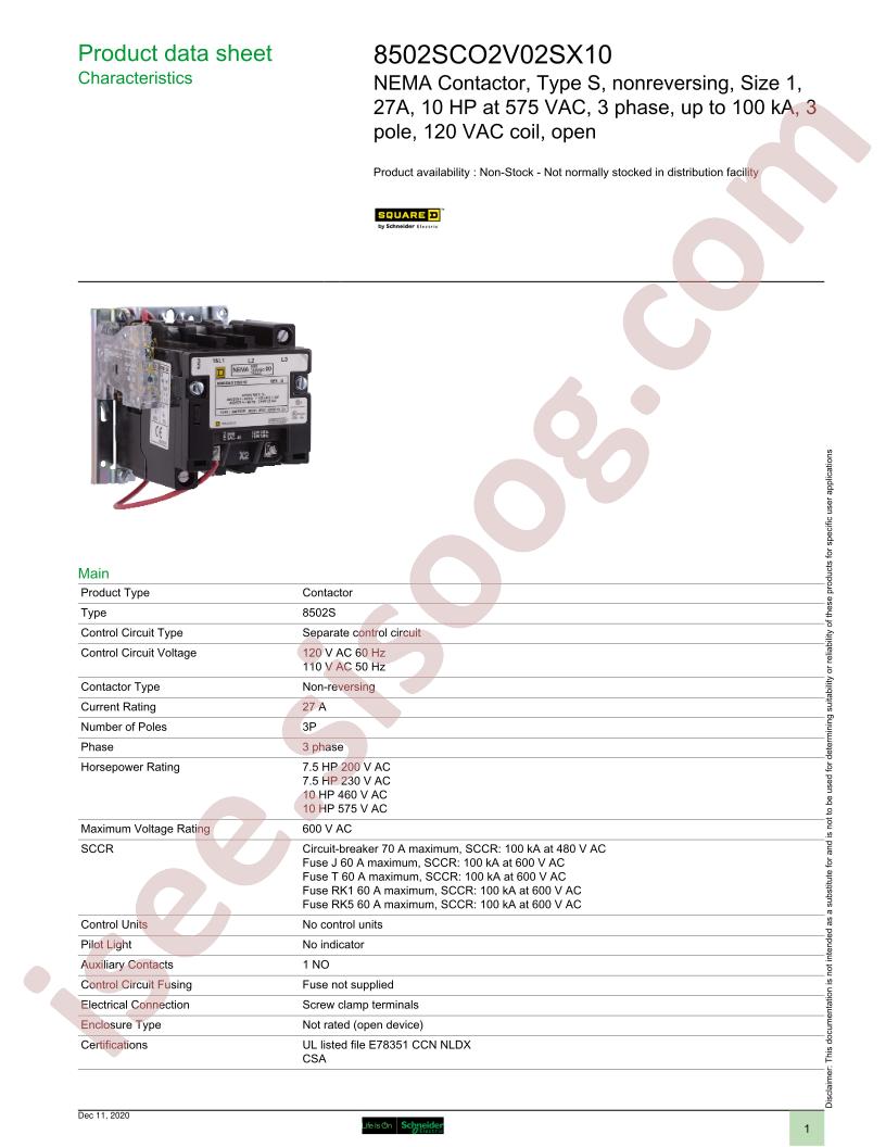 8502SCO2V02SX10