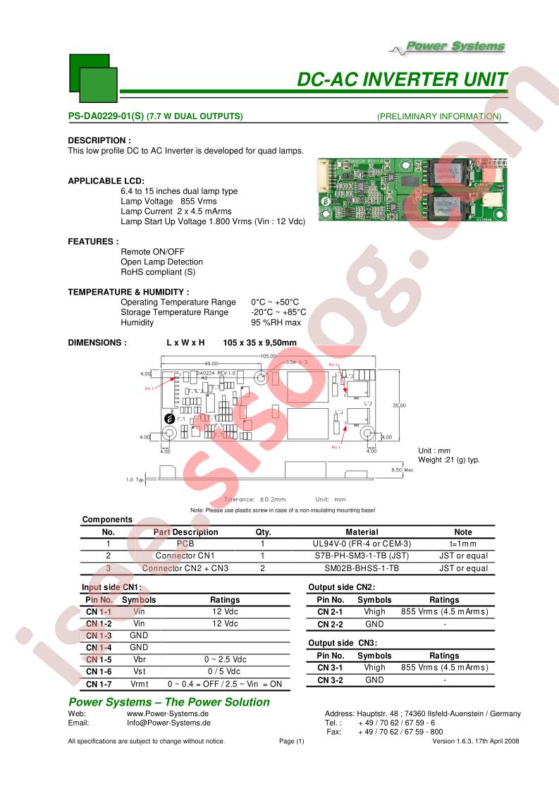 PS-DA0229-01