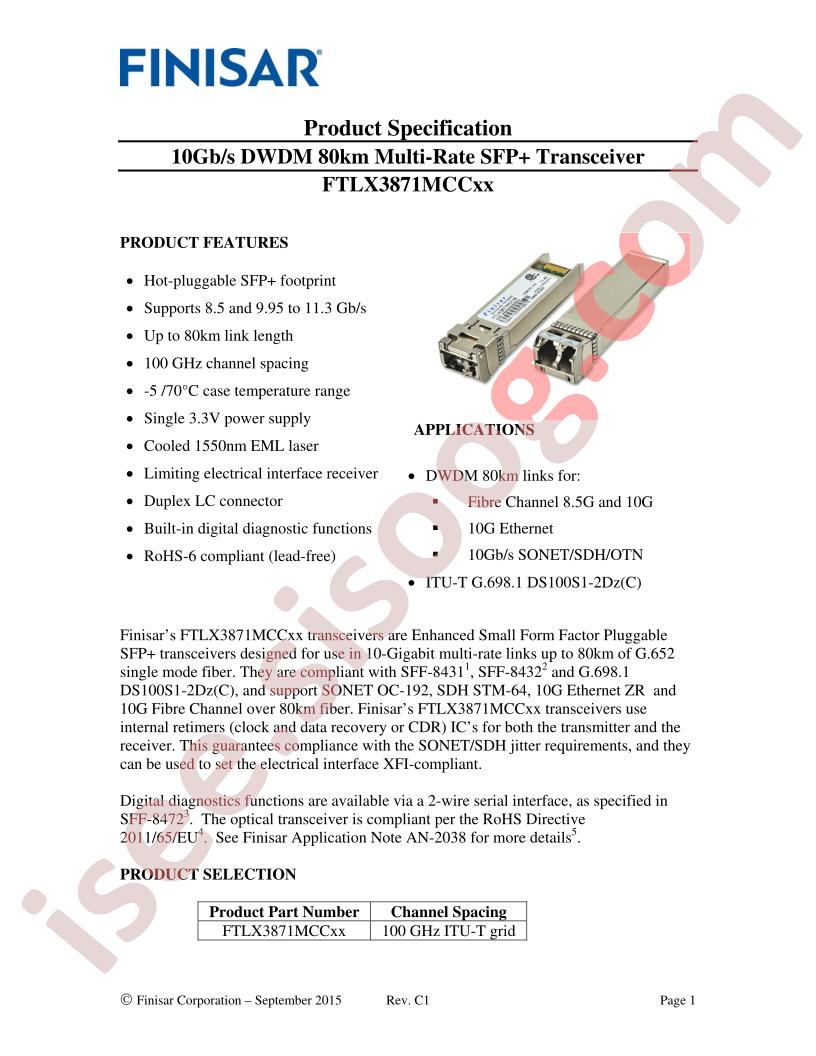 FTLX3871MCC19