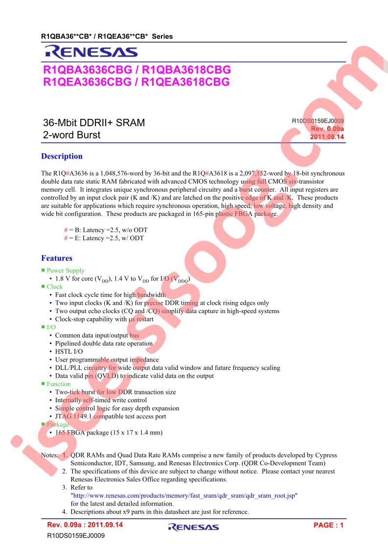 R1QBA3636CBG