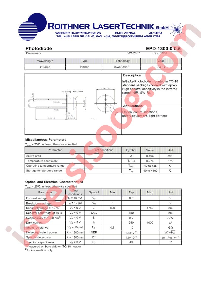 EPD-1300-0-0.5