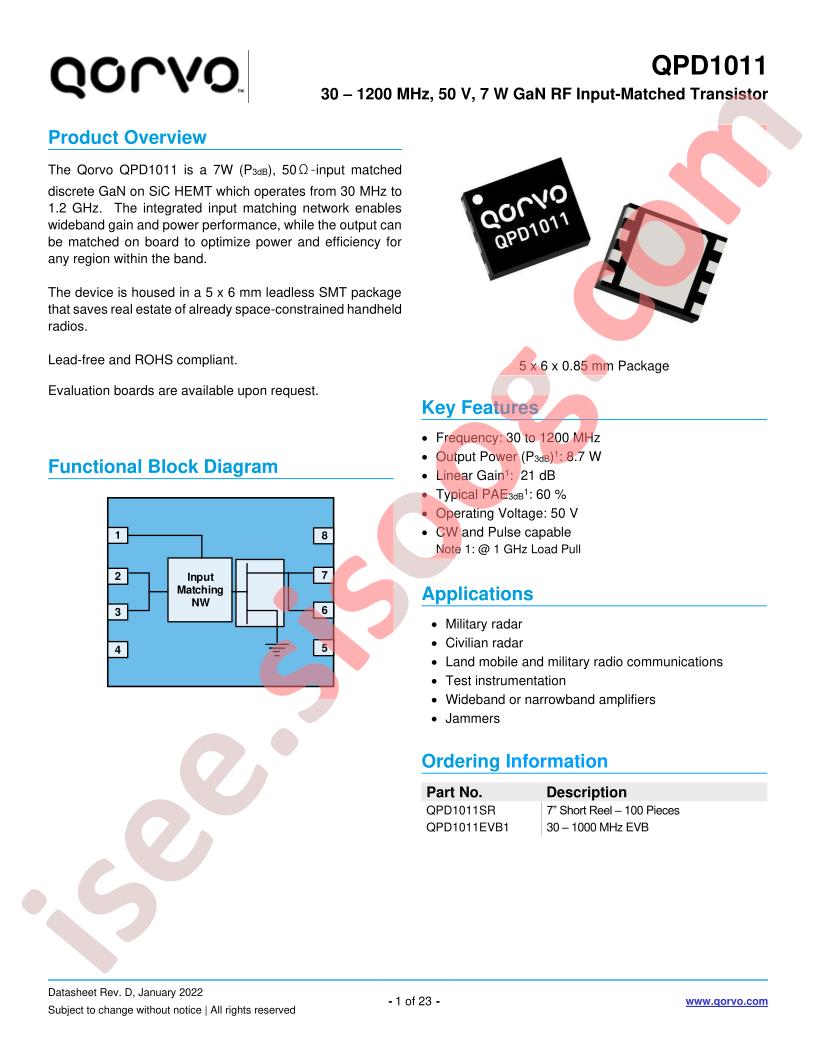 QPD1011EVB1