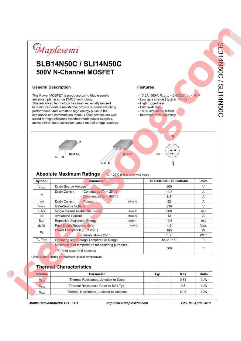 SLB14N50C