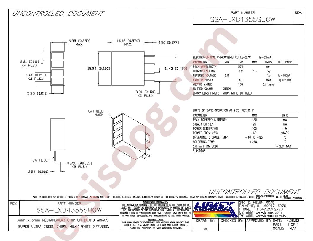 SSA-LXB4355SUGW