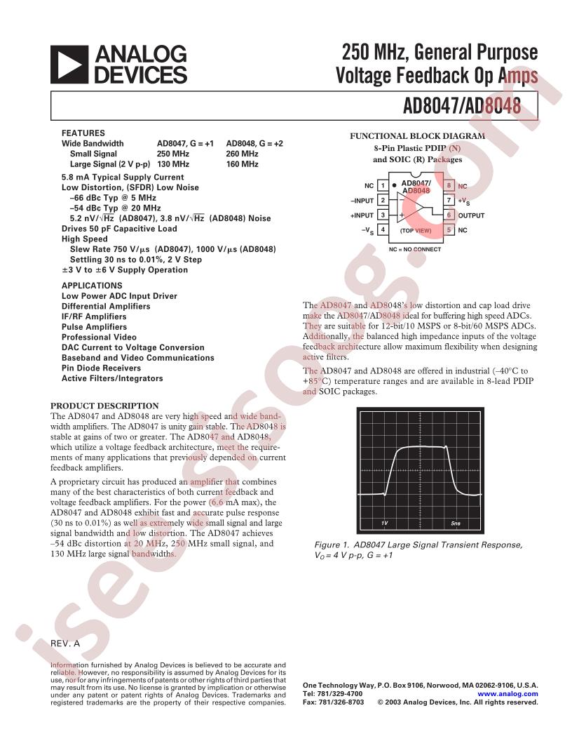 AD8047AN