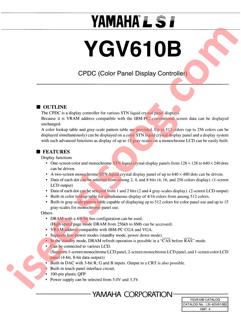 YGV610B