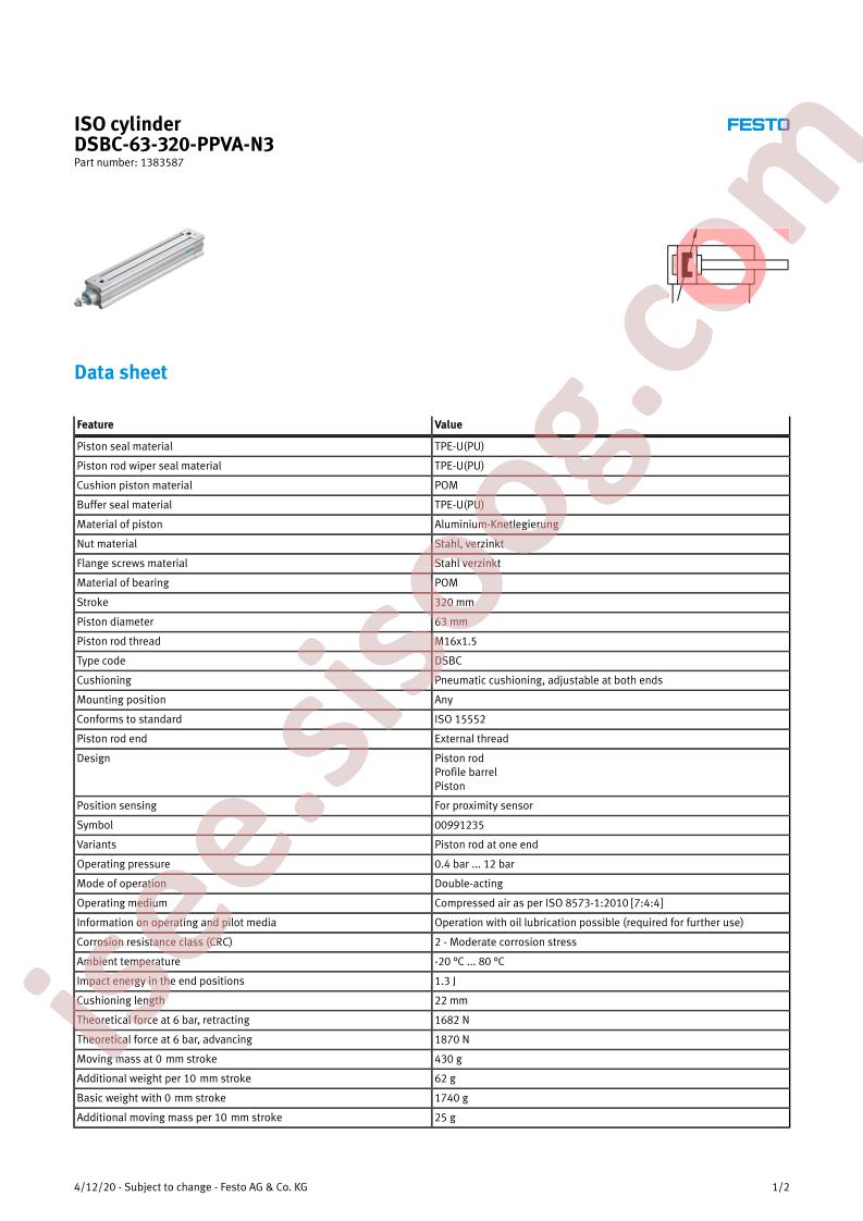 DSBC-63-320-PPVA-N3