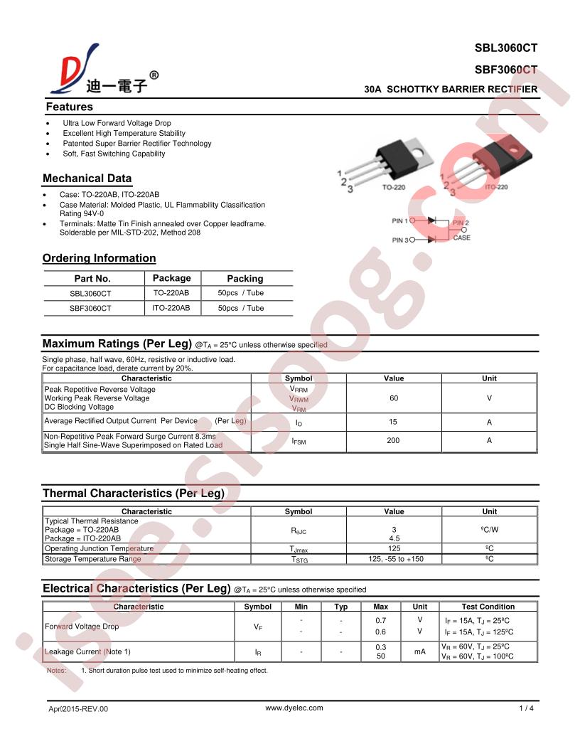 SBL3060CT