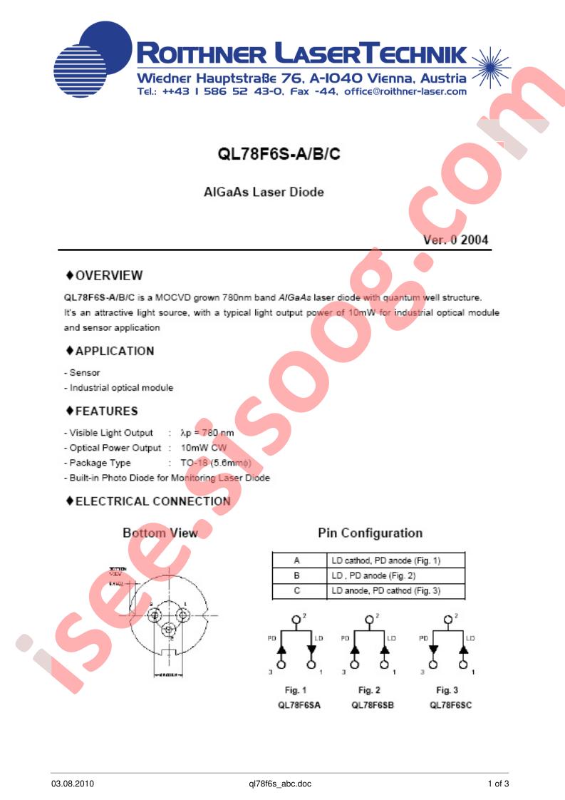 QL78F6S-ABC