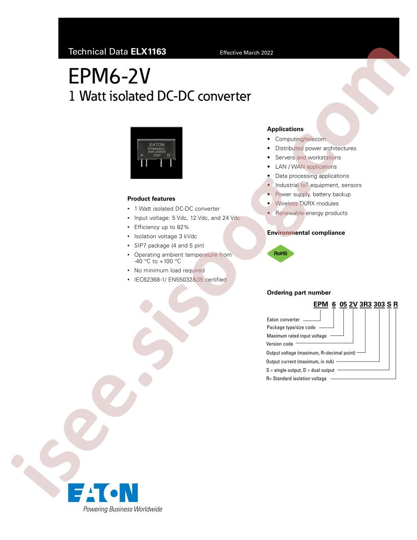 EPM6052V-3R3-152DR