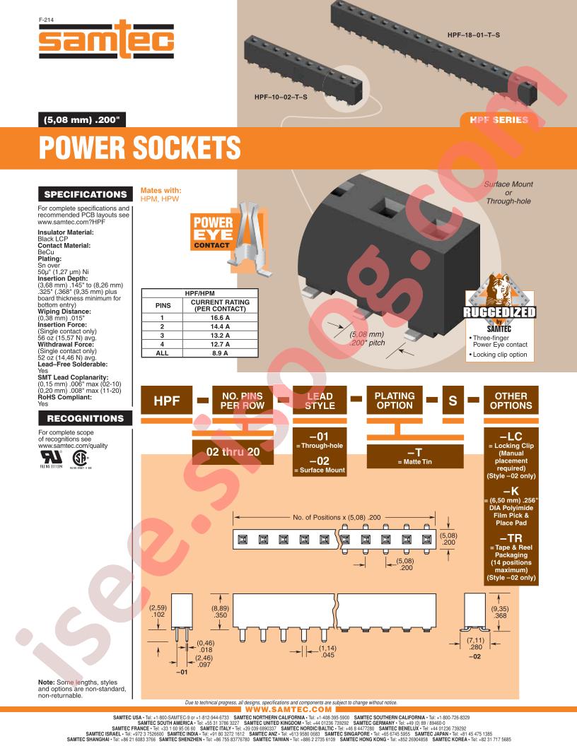 HPF-03-01-T-S