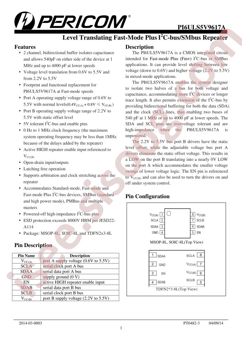 PI6ULS5V9617AUE
