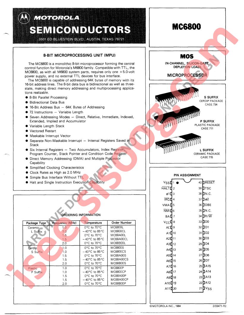 MC6800P