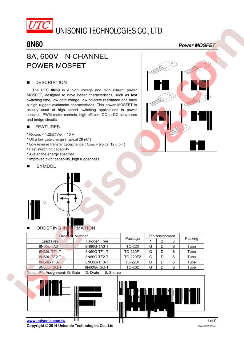 8N60G-TF1-T